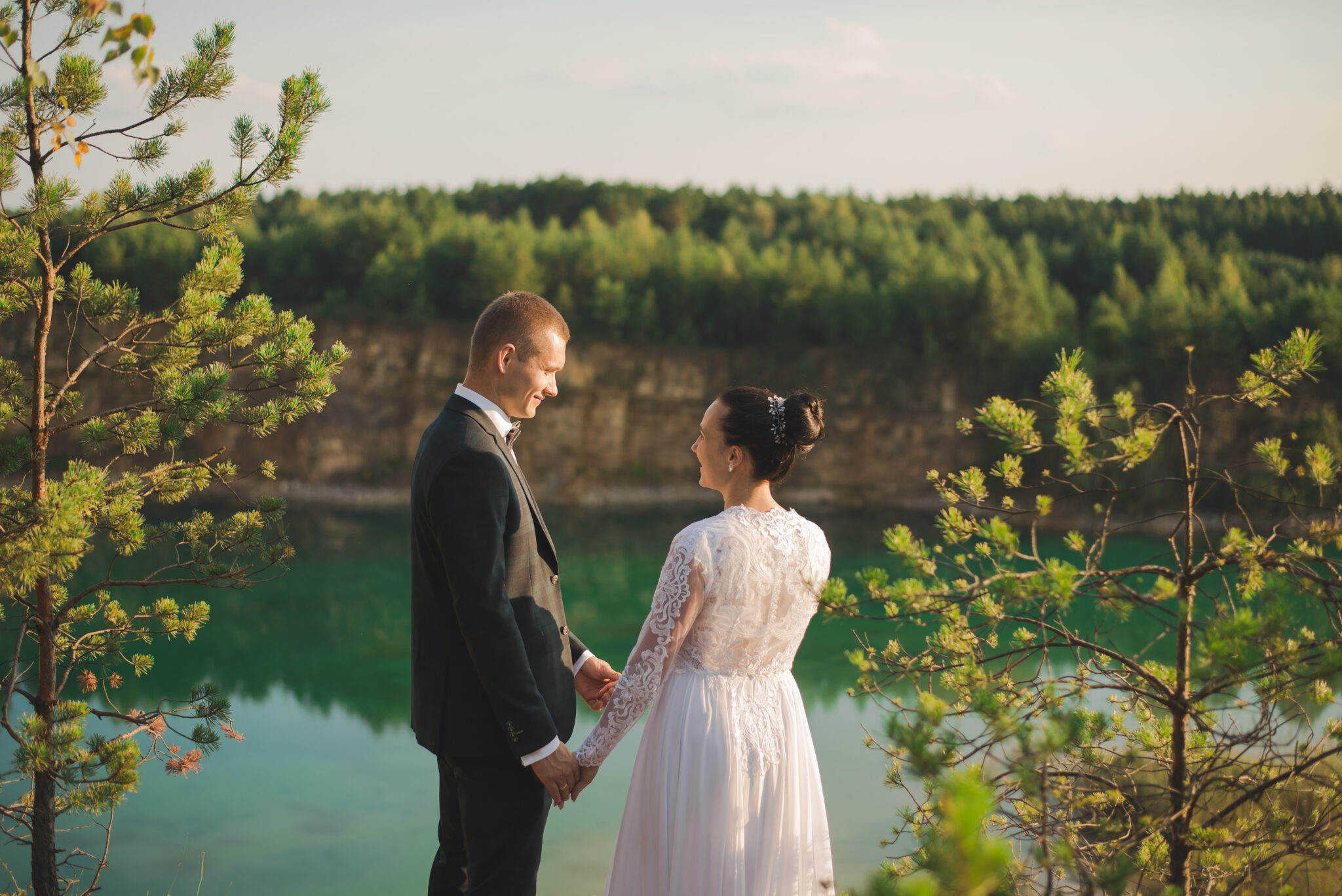 Park gródek Jaworzno - Sesja ślubna